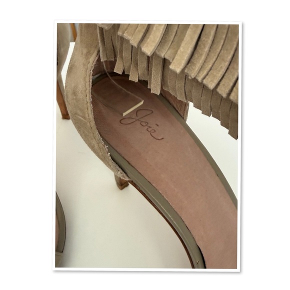 Joie Alek Fringe Ankle Strap Heels - Picture 6 of 10